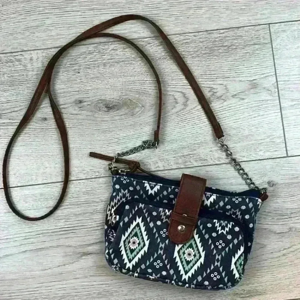 Aztec Pattern Mini Side Bag - image 1